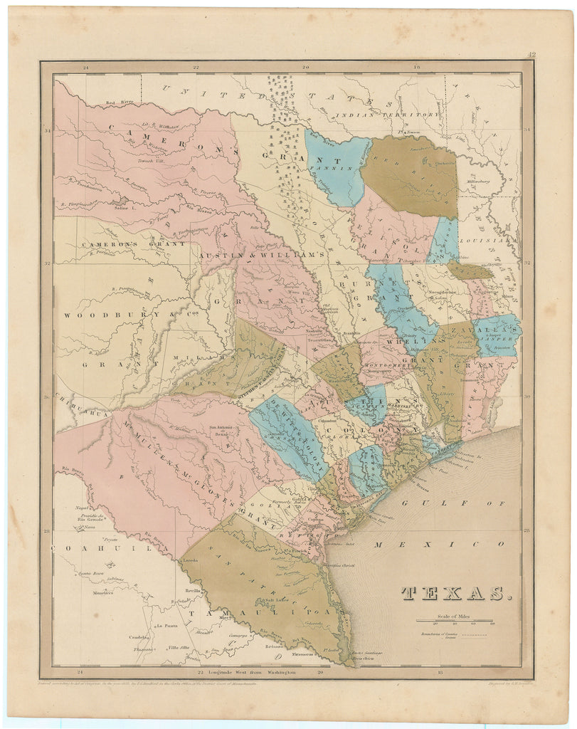 Texas: Bradford, 1838