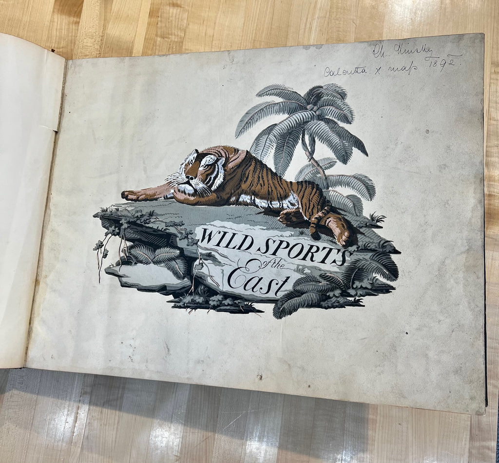 Wild Sports of the East: Williamson & Howitt, 1819