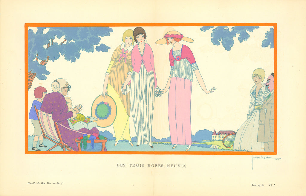 Les Trois Robes Neuves: Gazette du Bon Ton 1913