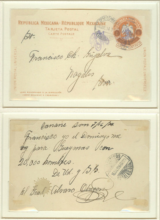 Gen. Alvaro Obregon Postcard 1914