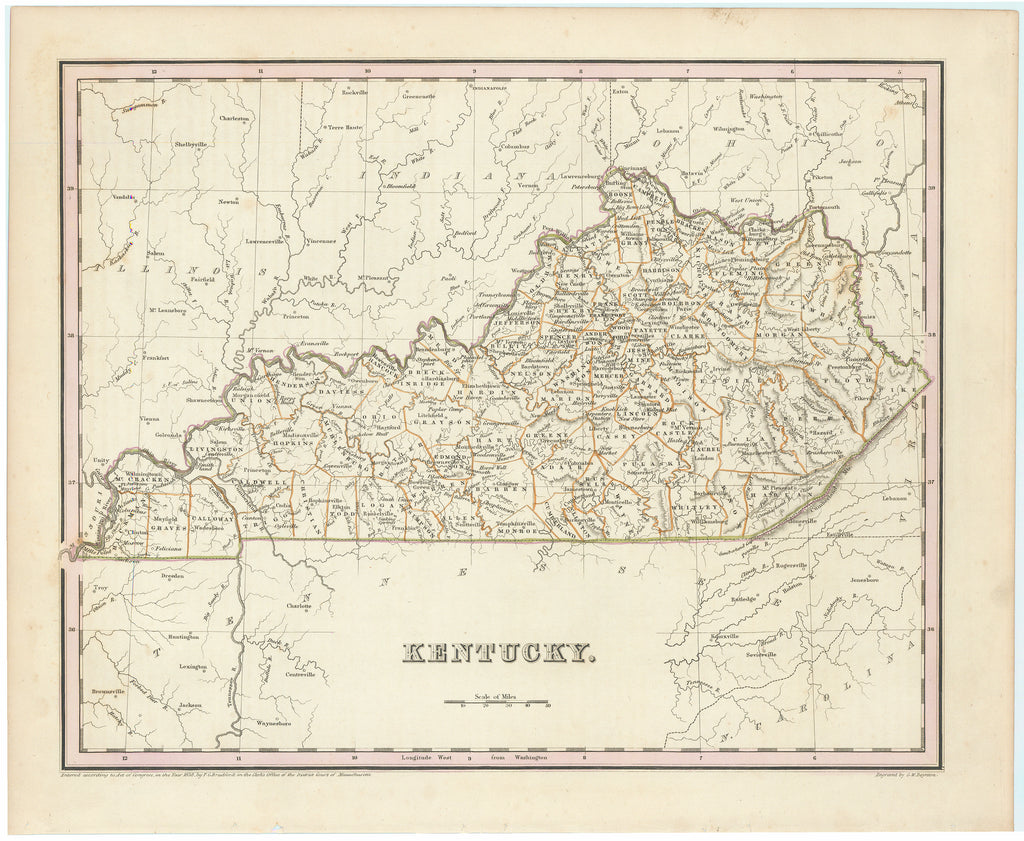 Kentucky: Bradford, 1838