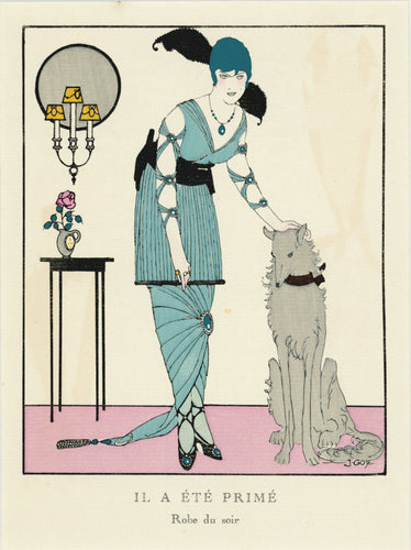 Old French fashion print