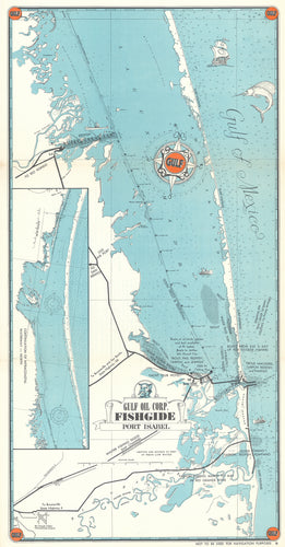 Fishing Map of Port Isabel