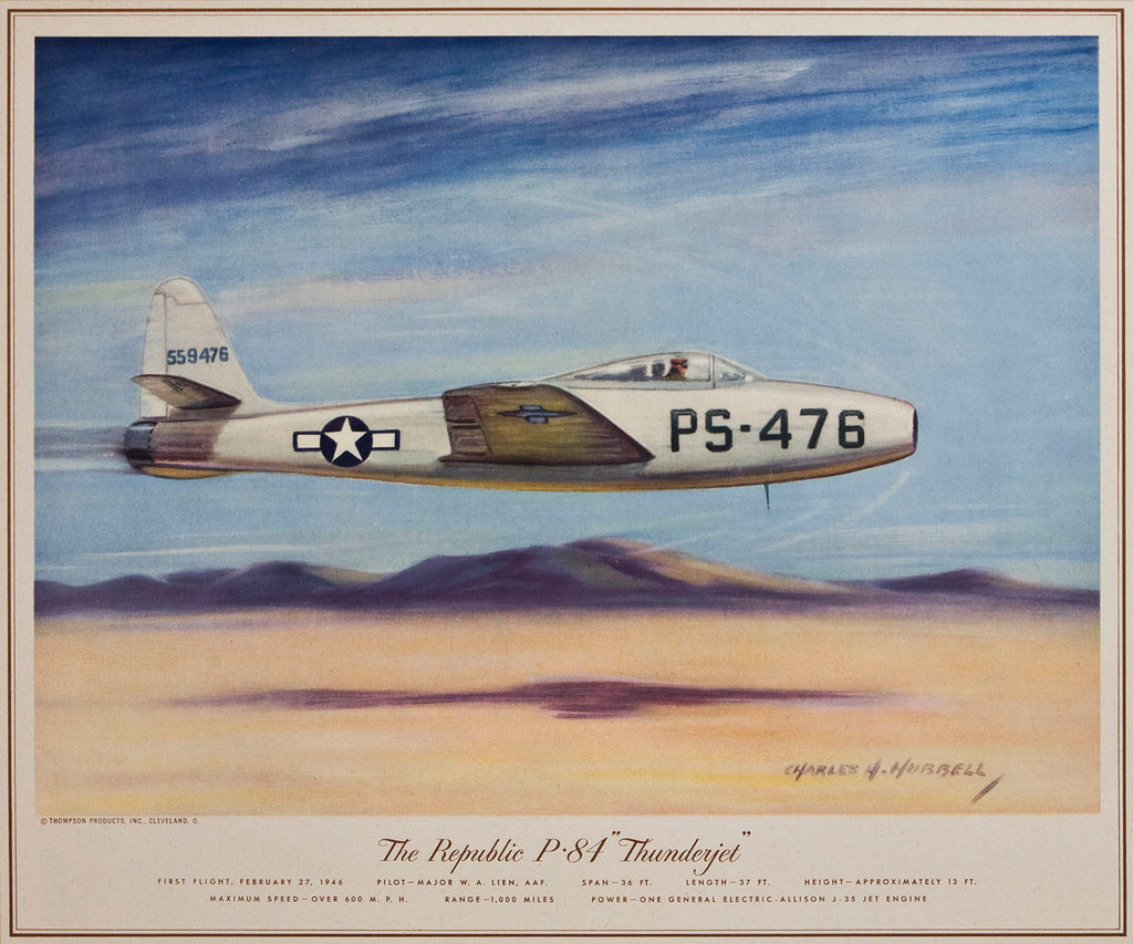 The Republic P-84 "Thunderjet": Charles Hubbell 1949-55