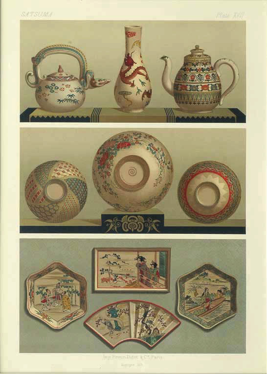 Japanese Porcelain, Plate XVII: George A. Audsley & James Lord Bowes 1875
