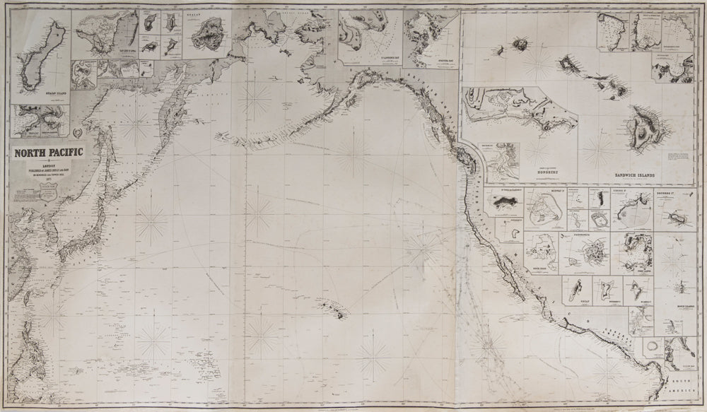 North Pacific Sea Chart: Imray 1871