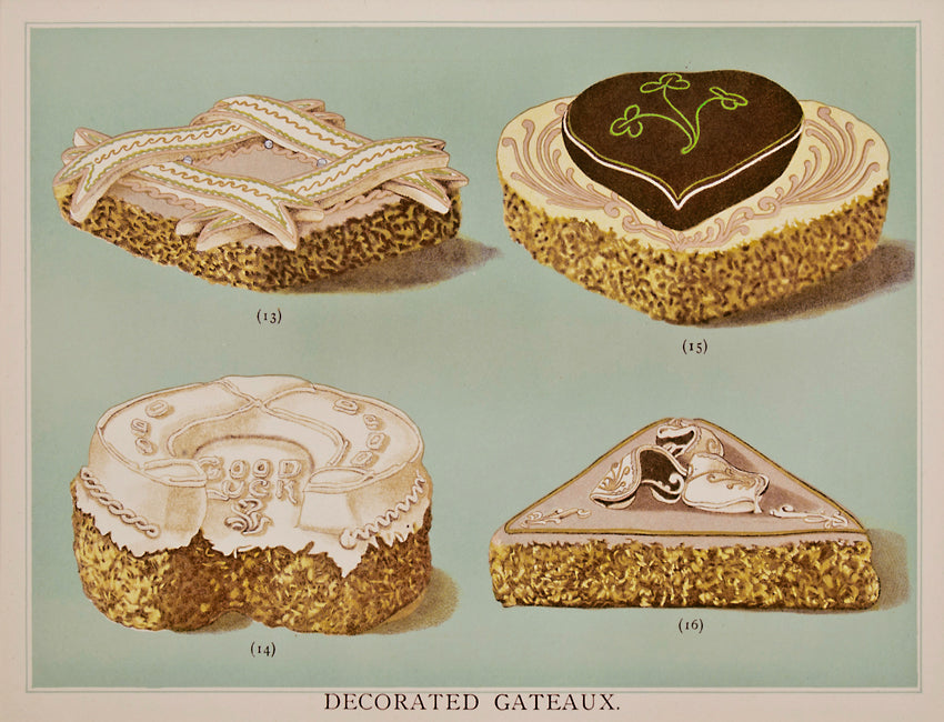 Decorated Gateaux: T. Percy Lewis & A. G. Bromley 1903