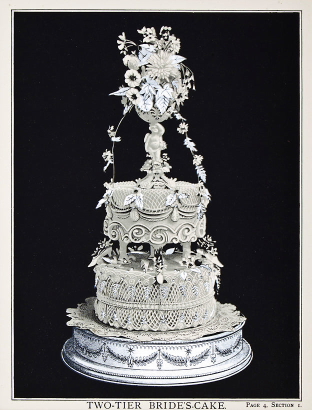 Two-Tier Bride's-Cake: T. Percy Lewis & A. G. Bromley 1903