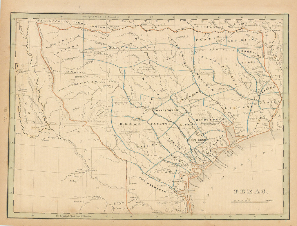 Texas: Bradford, c.1841