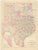 County Map of Texas and Indian Territory: Bradley & Co., 1881