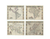 Frederick de Wit's Separately Published set of the Continents: de Wit, 1660