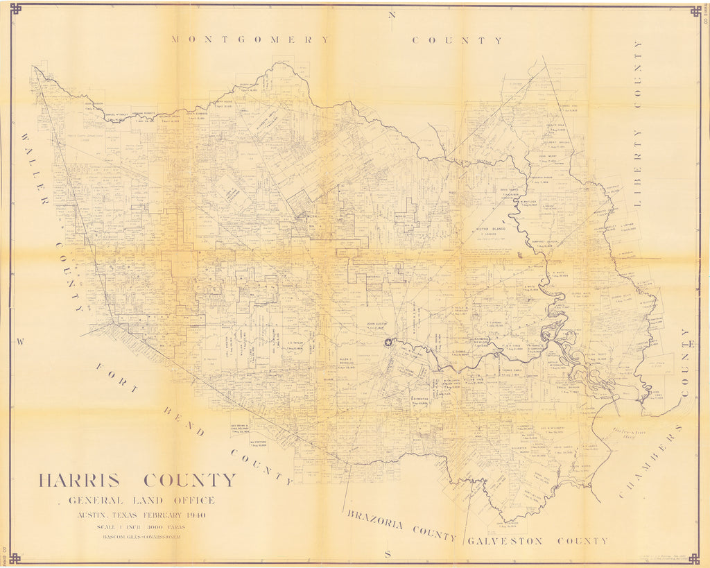 Harris County: General Land Office, 1940