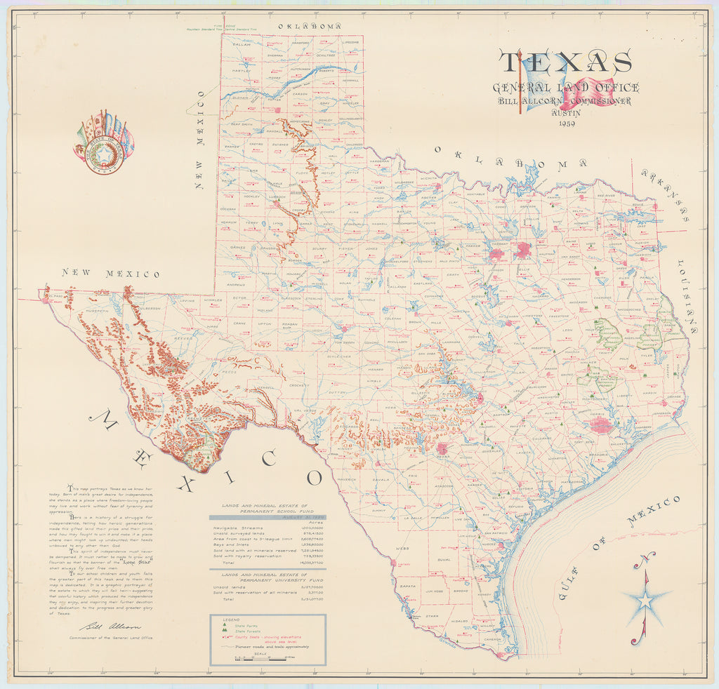 Texas: General Land Office, 1959