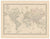 Earth according to the Mercator projection: Andriveau-Goujon, 1842