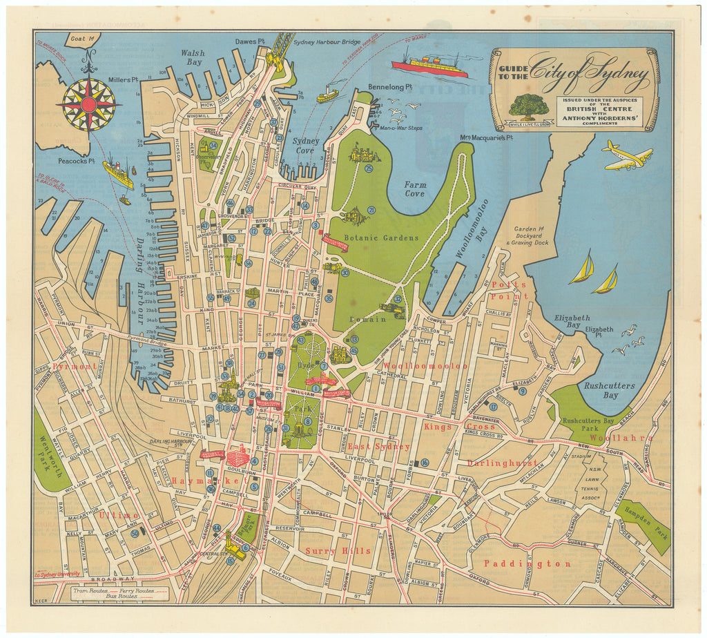 Guide to the City of Sydney: Hordern, c.1943