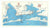 Gulf Oil Company Fishgide, Port Aransas: Gulf Oil Company, c.1970
