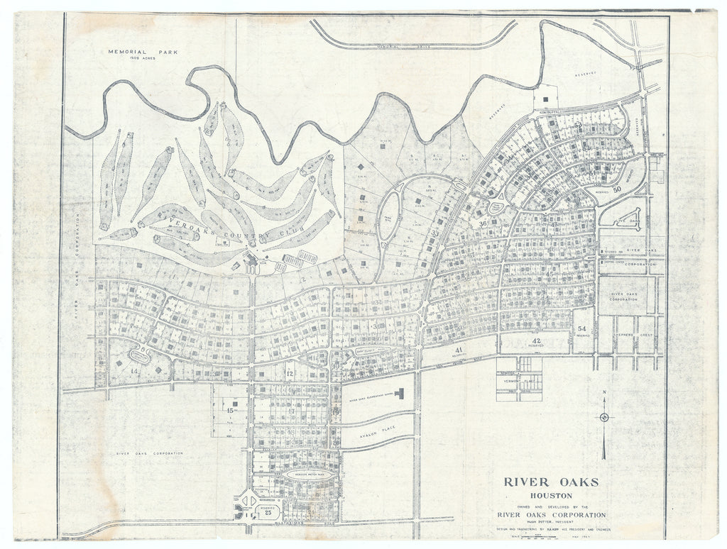 River Oaks, Houston: H.A. Kipp, 1927[c.1935]