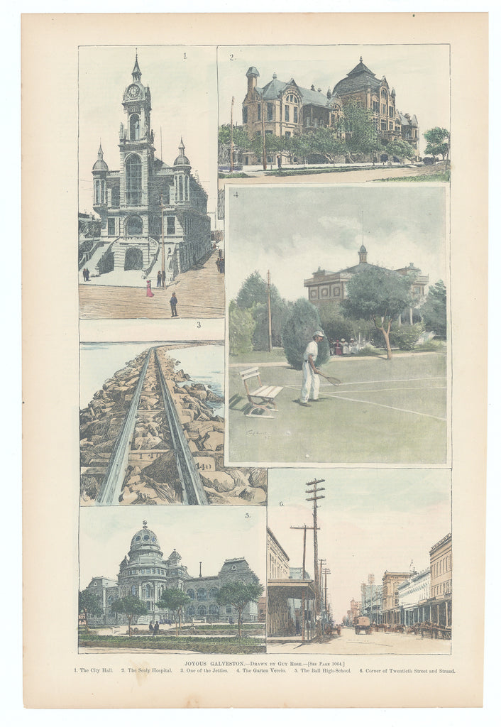 Joyous Galveston: Harper's Weekly, 1895