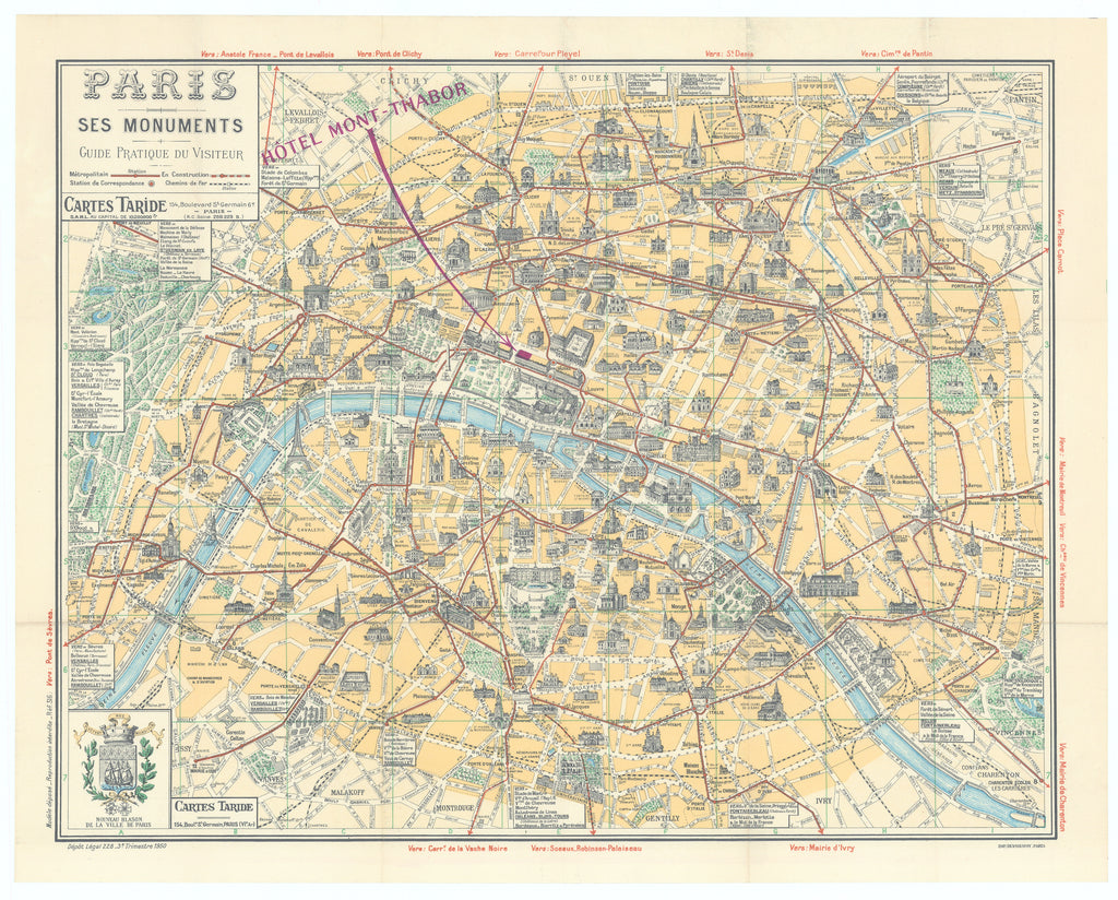 Paris Ses Monuments: Taride, 1950