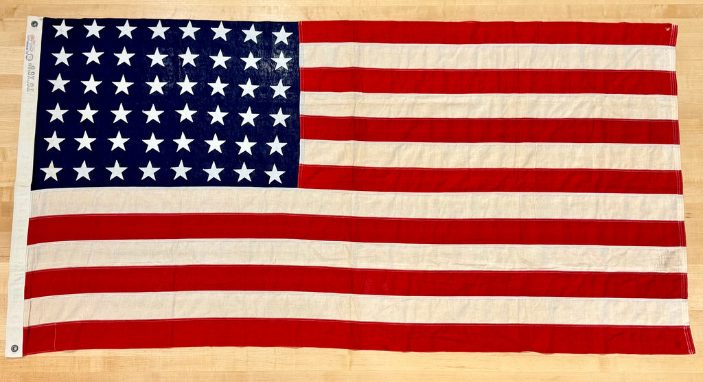 The Flag of the USS Tang [48 Star American Flag]: Dettra Flag Co. / Bulldog Bunting, c.1945