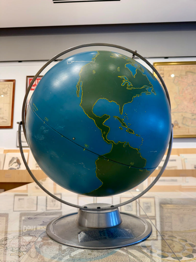 Slated Outline Activity Globe: Denoyer-Geppert Co., c.1945