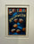 Framed antique Halloween postcard featuring vintage holiday imagery in a decorative frame.