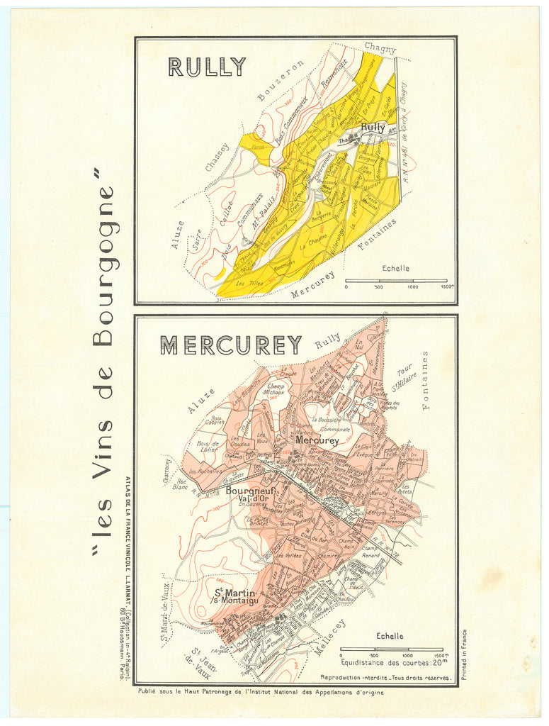 Les Vins de Bourgogne - Rully & Mercurey: Larmat, 1953