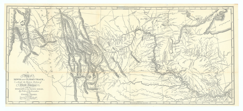 Lewis and Clark Track, Across the Western Portion of North America...: Francis P. Harper, c.1893