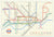Underground Diagram of Lines and Station Index: Beck, 1964