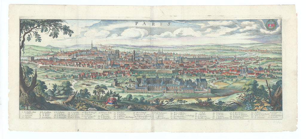 Parys: Merian c. 1650