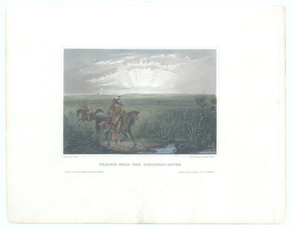 Prairie Near The Arkansas-River: Meyer, 1850