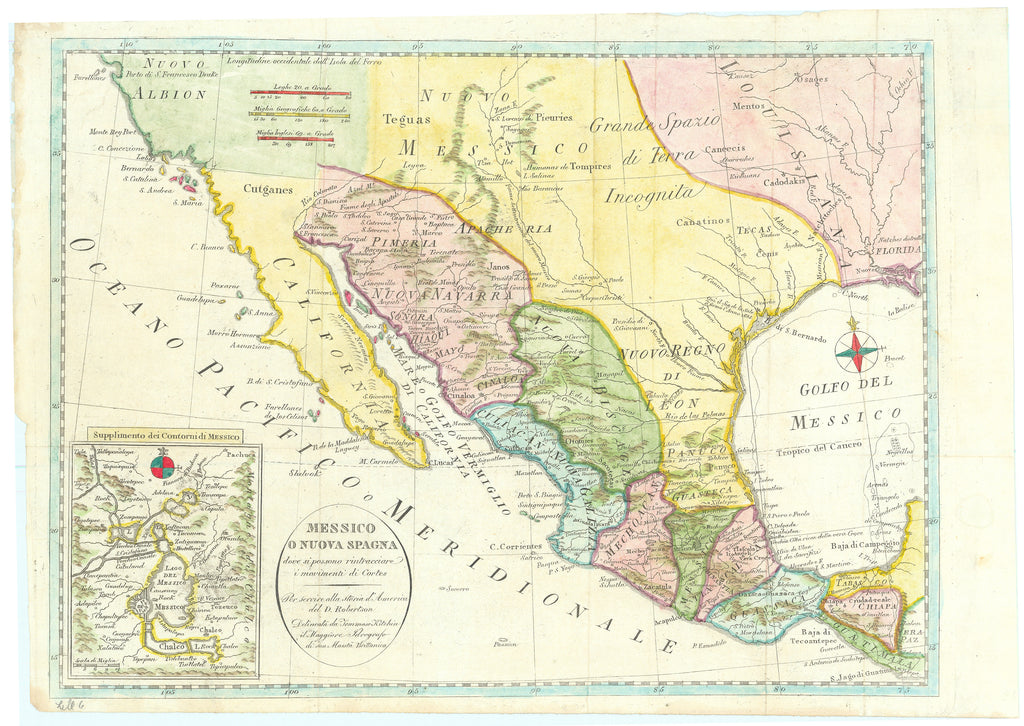 Messico o Nuova Spagna: Kitchin, 1777