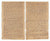 Framed [Old Three Hundred] Signed Colonial Texas Land Grant: By Stephen F. Austin, Baron de Bastrop and Samuel May Williams, 1824