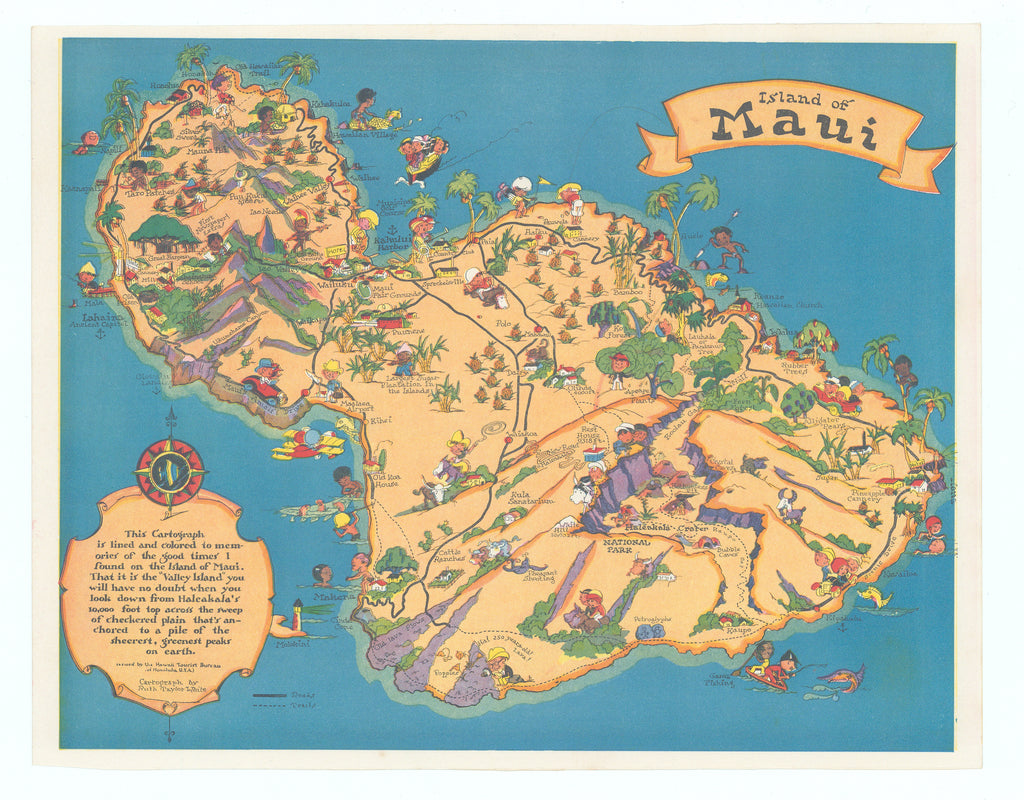 Island of Maui: Ruth Taylor White, 1930