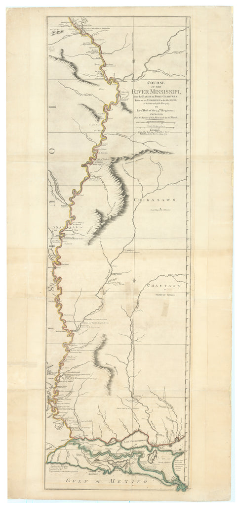 Course of the River Mississipi: Sayer 1775