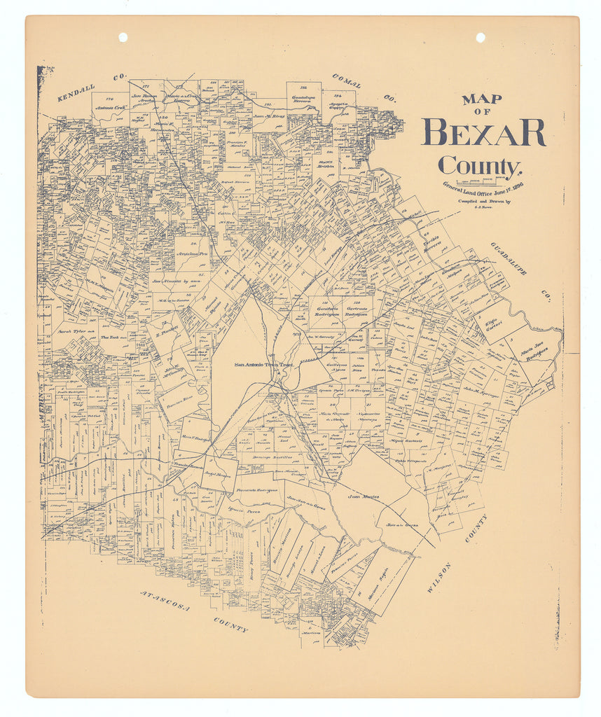 Bexar County: Texas General Land Office, c.1927