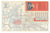Vintage road map poster of Fort Worth, Texas, featuring street and route details with a red header card and a legend panel.