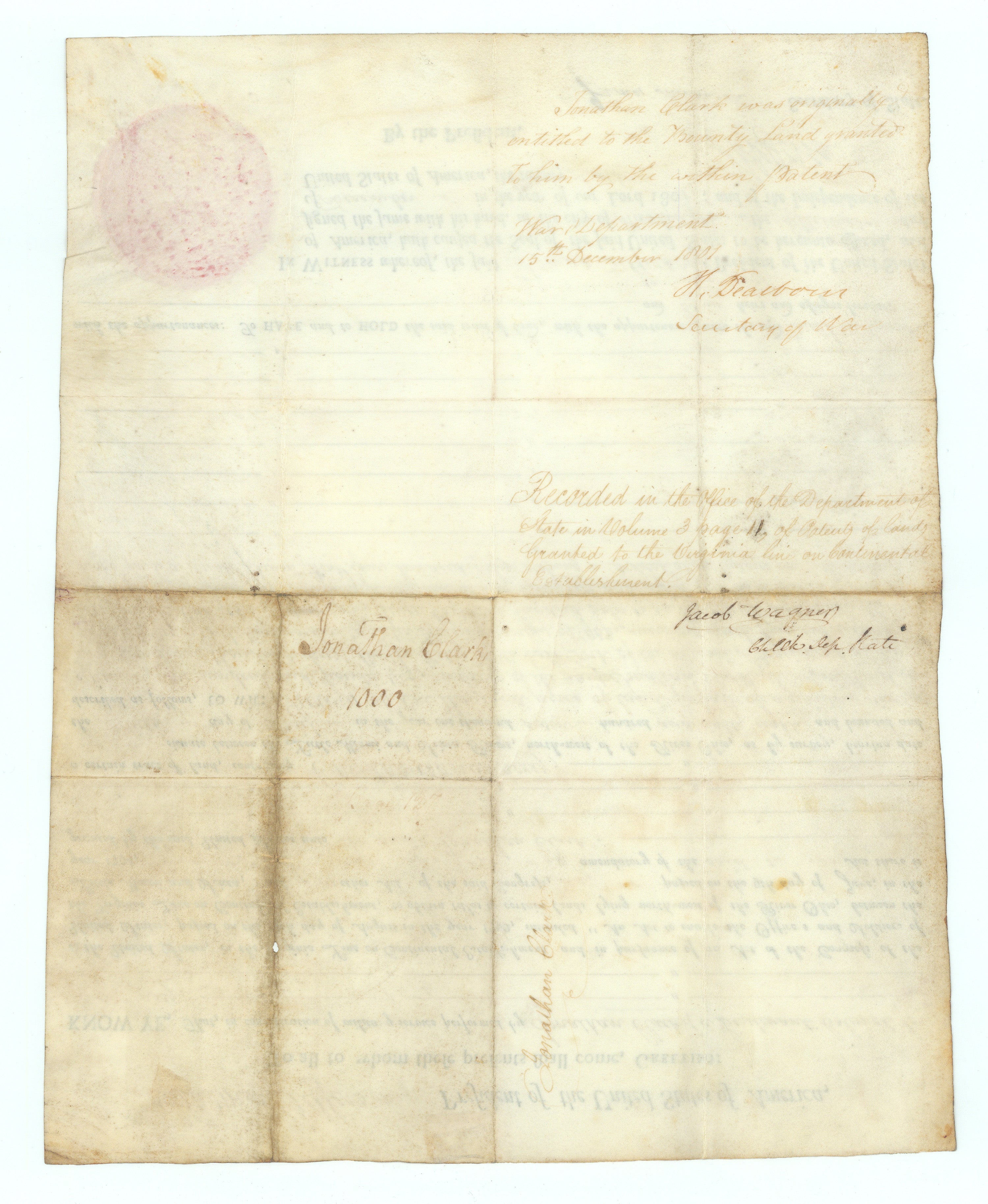 James Madison Signature Historical Document Signed By Thomas Jefferson