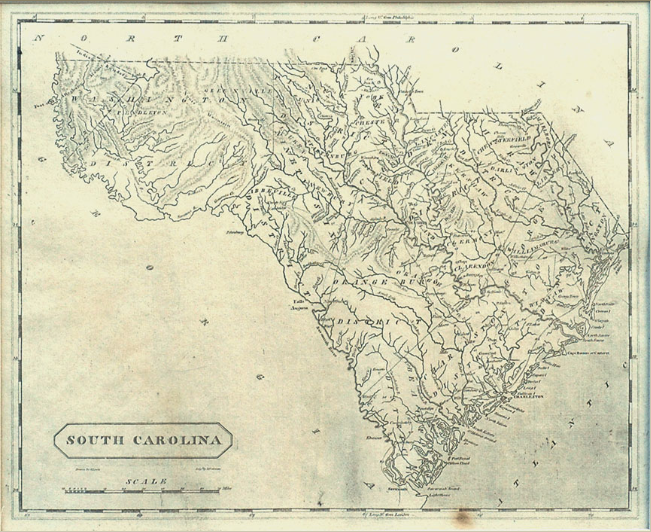 South Carolina: Lewis/Arrowsmith 1805