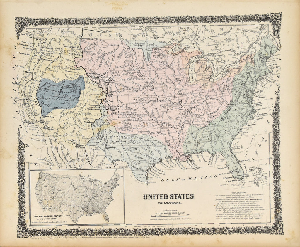 United States of America: Colton 1859