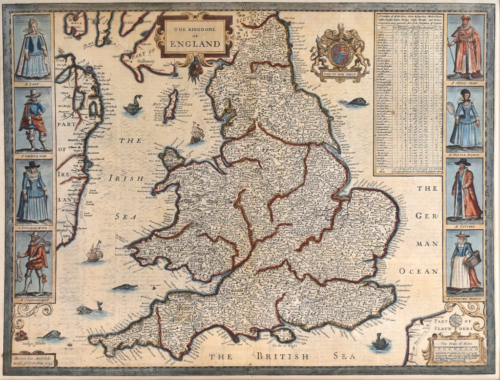 The Kingdome of England: Speed 1632