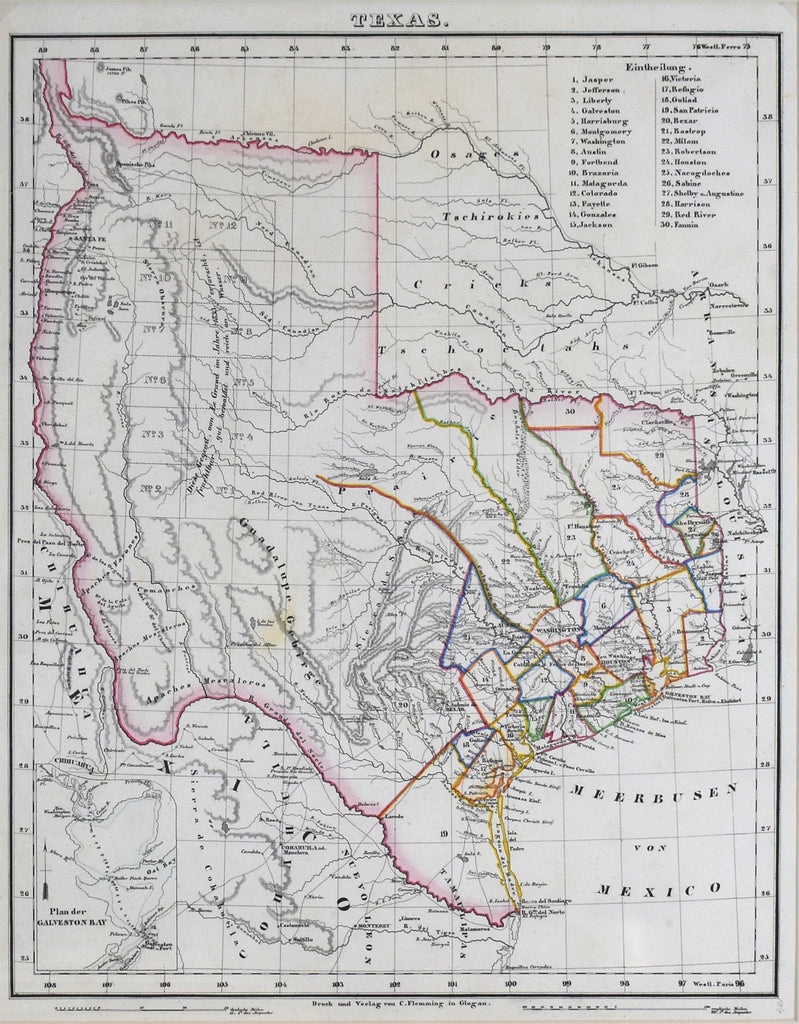 Republic of Texas: C. Flemming 1845