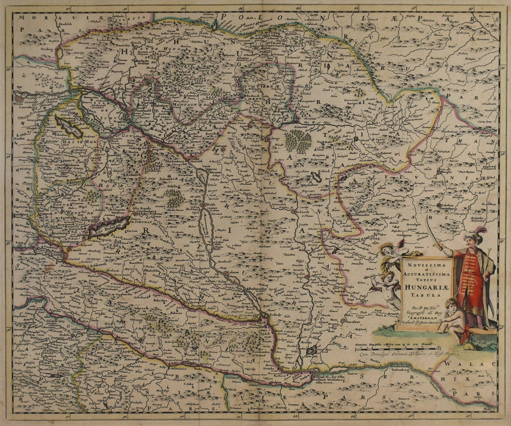 Novissima et Accuratissima Totius Hungariae Tabula: Danckerts 1688