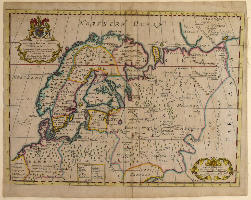 Northern Europe: Wells 1700