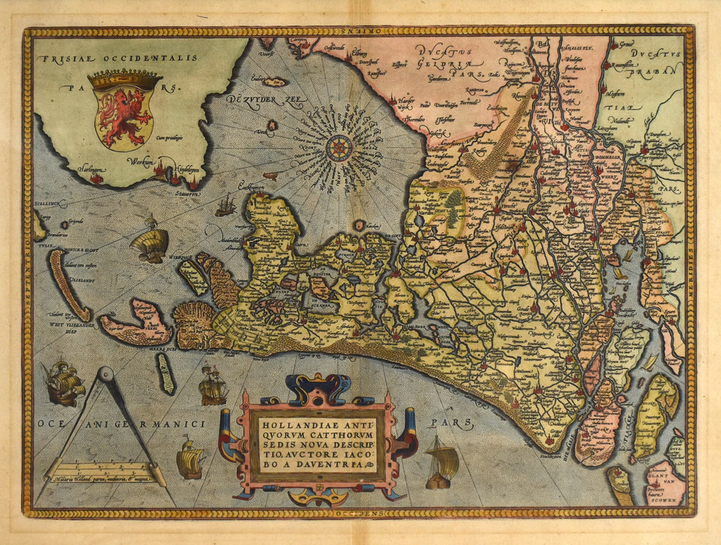 Hollandiae Antiqvorvm Catthorvm: Ortelius 1598