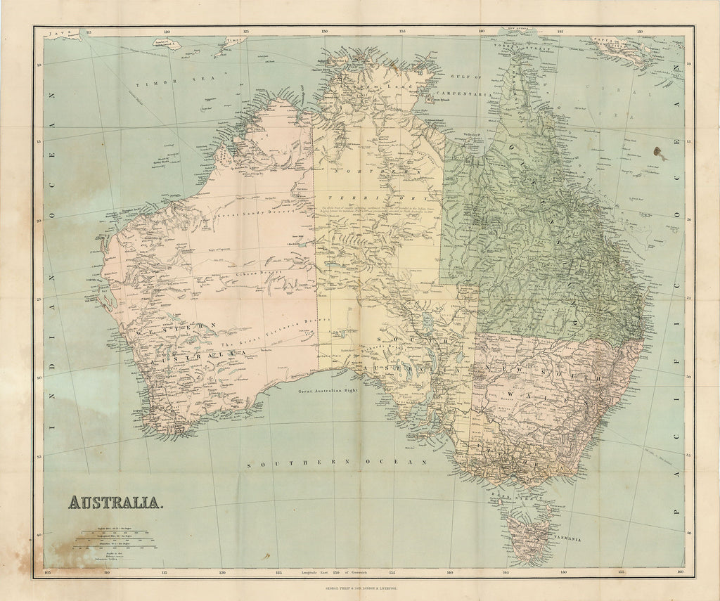 Australia: George Philip & Son c. 1875