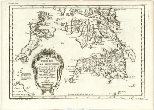 Old map of the Philippines