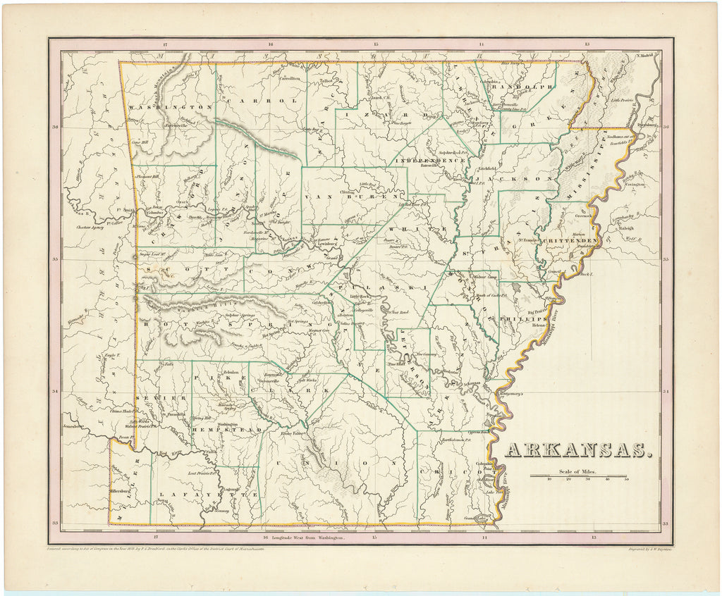 Arkansas: Bradford, 1838