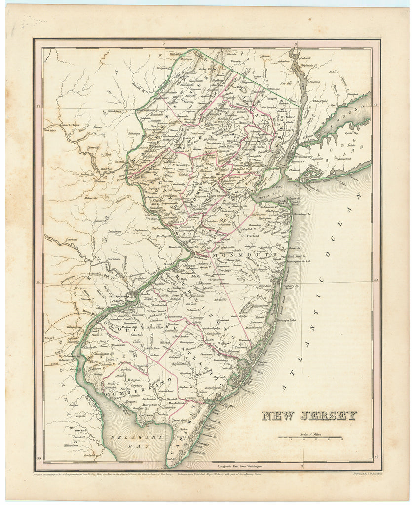 Map of New Jersey 