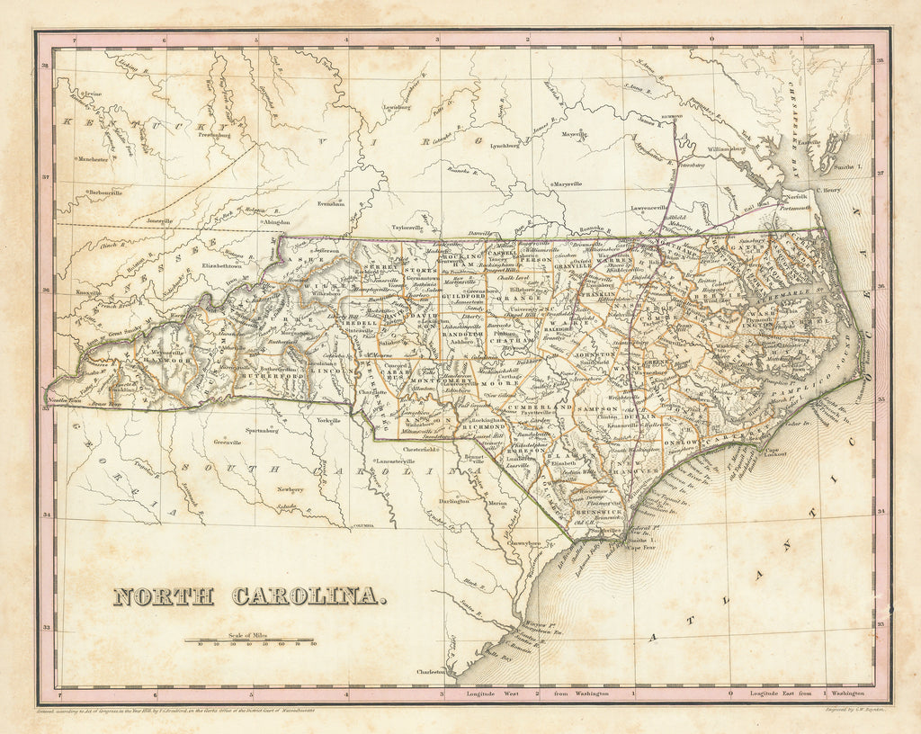 North Carolina: Bradford, 1838